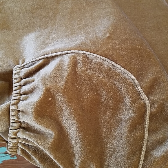 Boho velour goldish bronze dress tunic - Picture 4 of 6